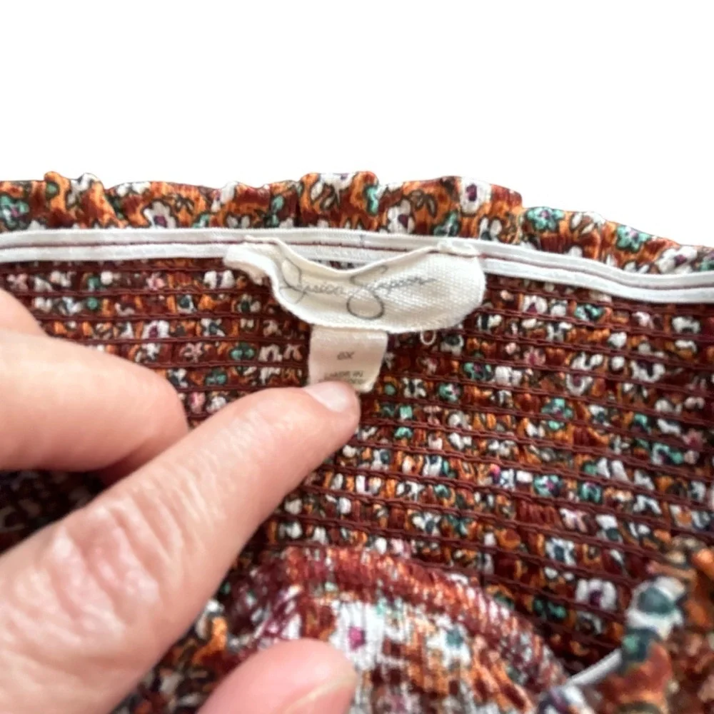 Floral Brown Skirt